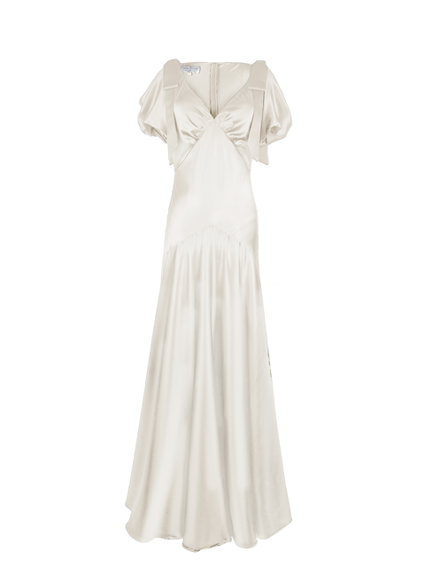 Amara Bow Gown Ivory