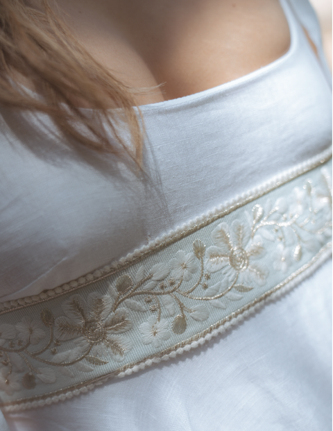 Nerina Dress | Porcelain