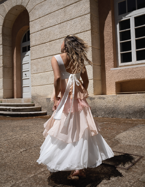 Aurienne Gown | Sorbet