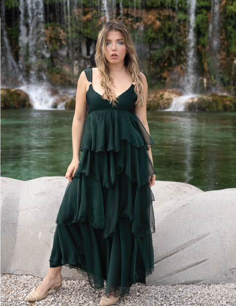 Aurienne Gown | Evergreen