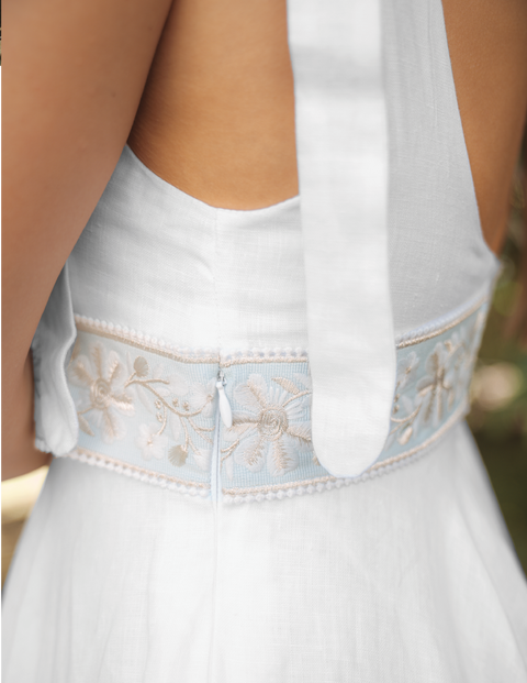 Nerina Dress | Porcelain