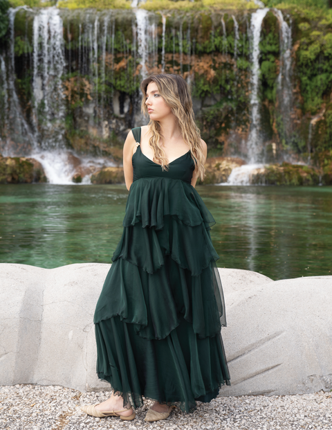 Aurienne Gown | Evergreen