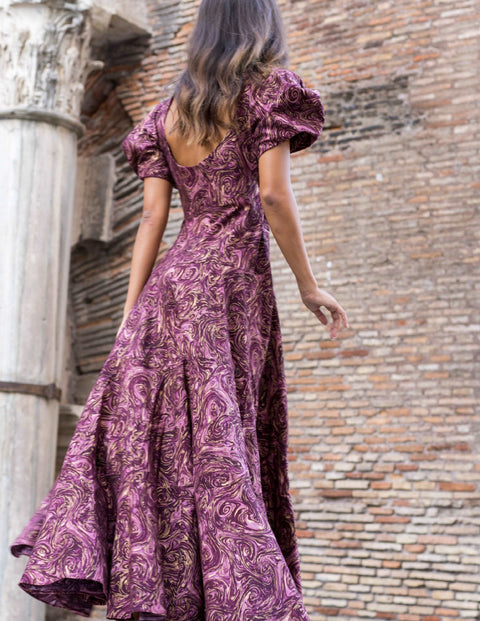 Marcella Dress Current Marble