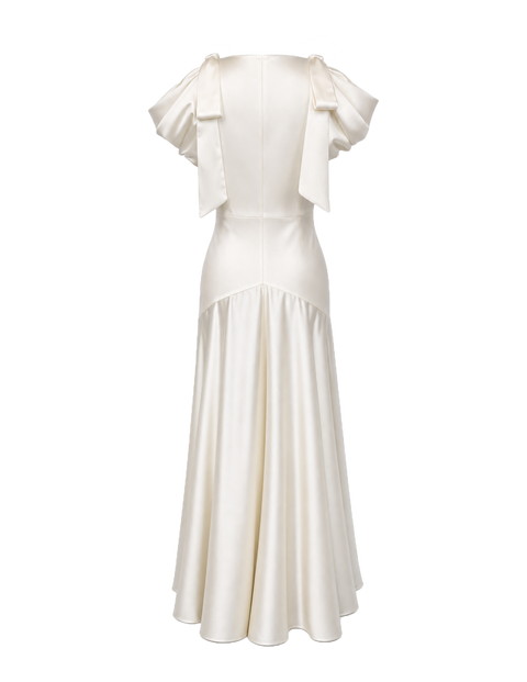 Amara Bow Gown Ivory