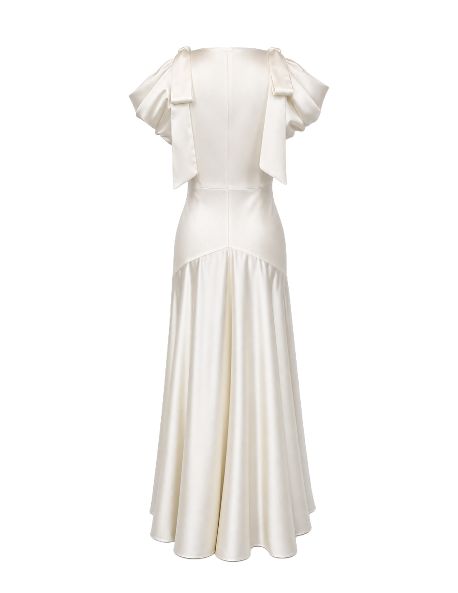Amara Bow Gown Ivory - Ghost