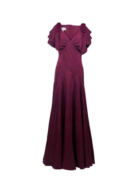 Amara Bow Gown Mulberry