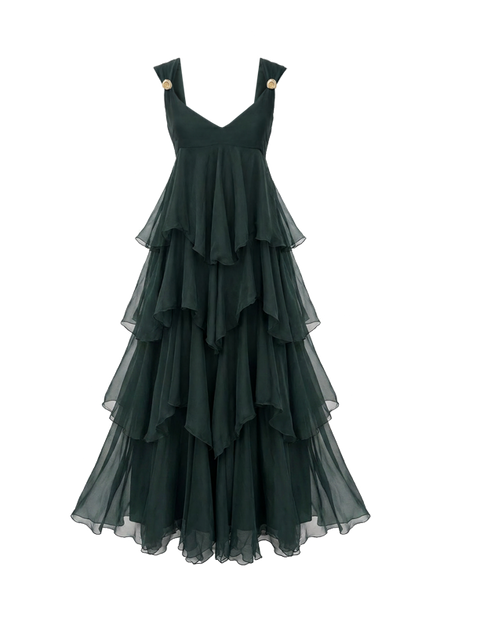 Aurienne Gown | Evergreen