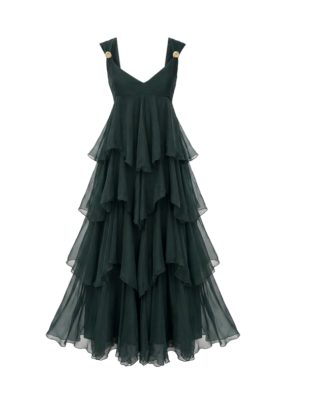 Aurienne Gown | Evergreen - Ghost
