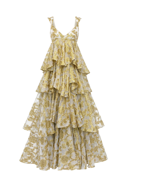 Aurienne Gown | Gold Leaf