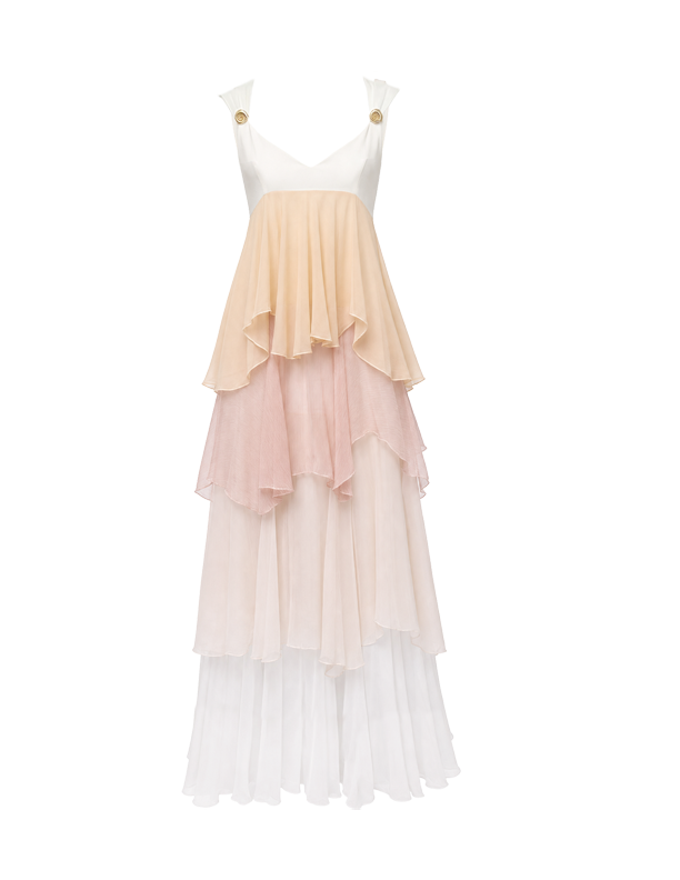 Aurienne Gown | Sorbet - Ghost