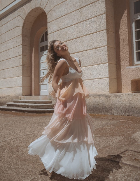 Aurienne Gown | Sorbet