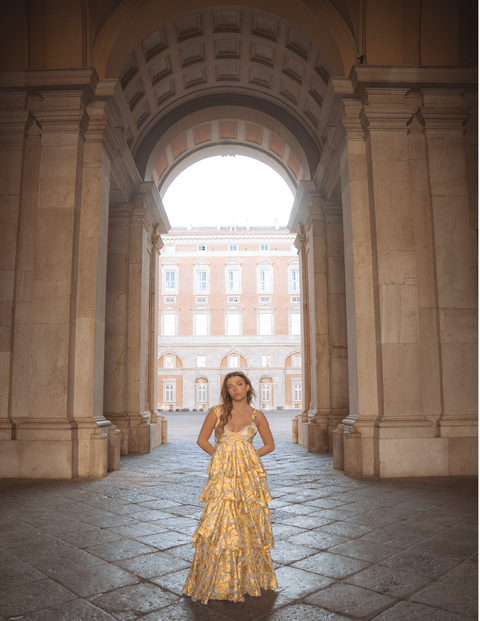 Aurienne Gown | Gold Leaf