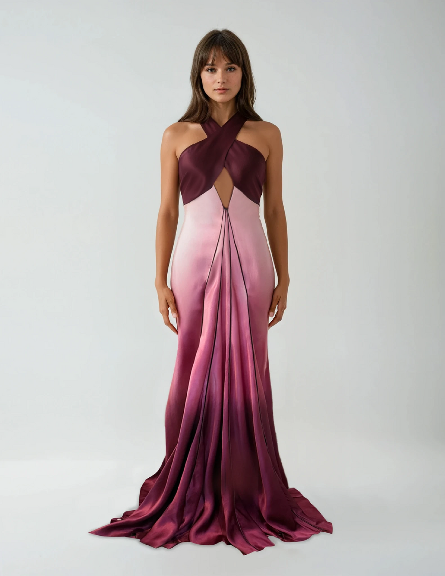 Soleil Gown Rosé Ombre