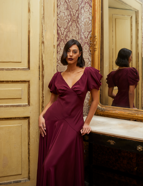 Amara Gown Mulberry