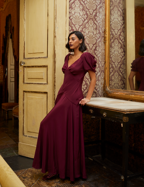 Amara Gown Mulberry