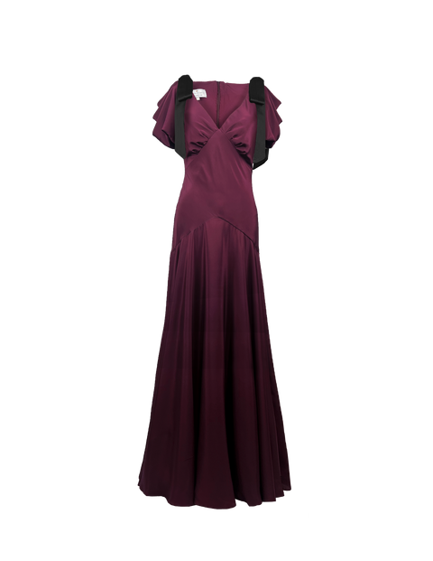 Amara Bow Gown Mulberry