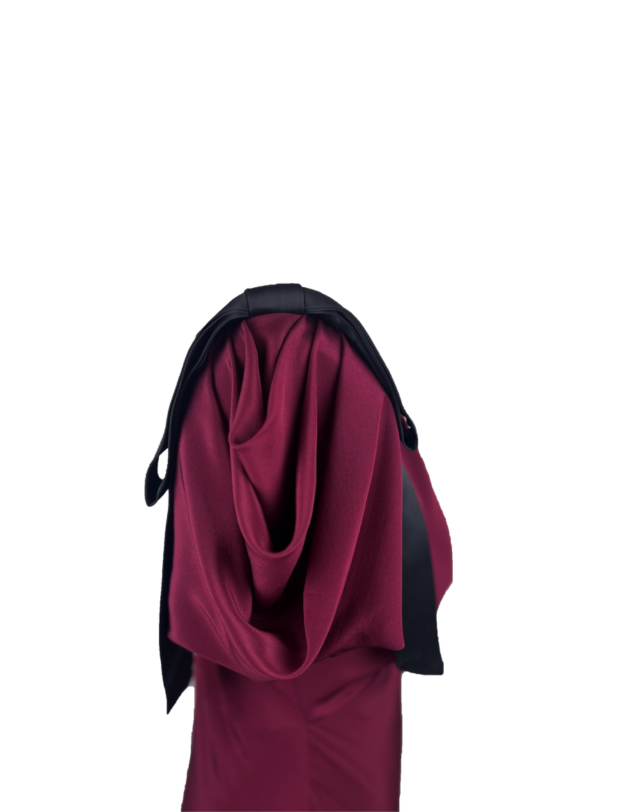 Amara Bow Gown Mulberry - Ghost