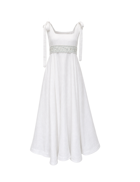 Nerina Dress | Porcelain