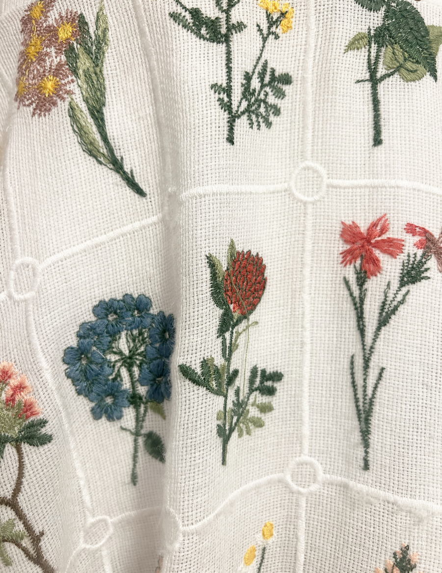 Elektra Embroidered - Ghost