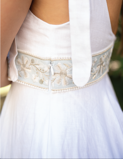 Nerina Dress | Porcelain