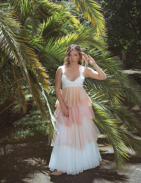 Aurienne Gown | Sorbet