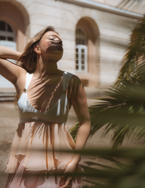Aurienne Gown | Sorbet