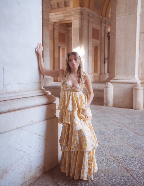 Aurienne Gown | Gold Leaf