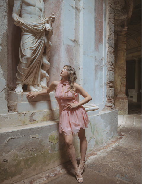 Wild Bloom Dress | Blush